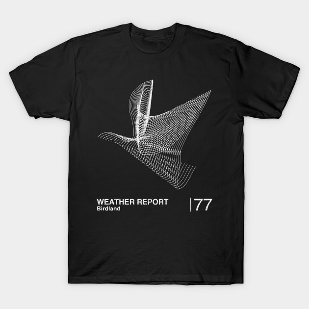 Birdland / Minimalist Graphic Artwork Fan Design T-Shirt by saudade